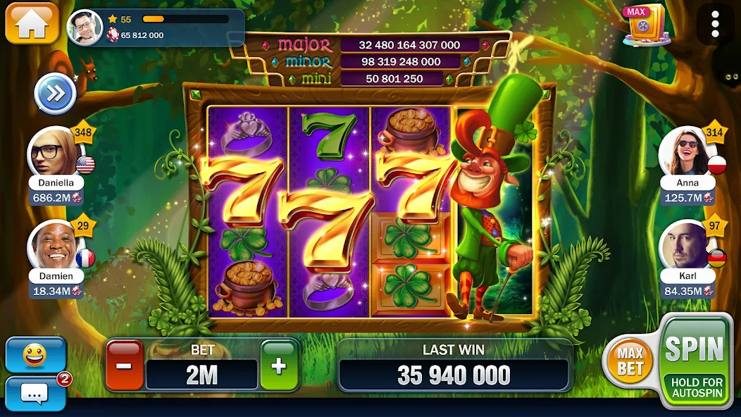 Vários ícones de jogos de cassino e esportes
